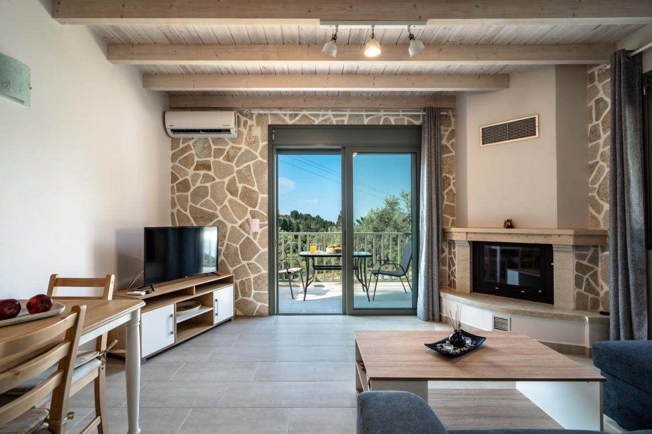 Armonia Villa Lefkada Kariotai Bagian luar foto
